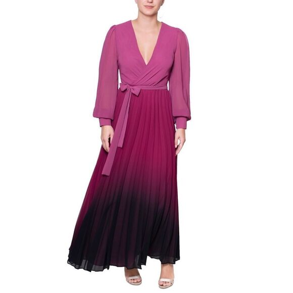 Rachel Rachel Roy Womens Surplice Long Maxi Dress - Picture 1 of 3